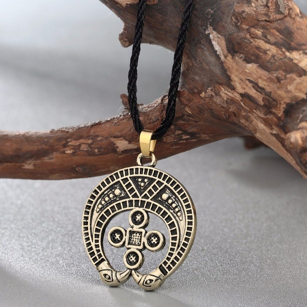 Viking Necklace Talisman Retro Odin Rune Symbol Antique Slavic Nordic Amulet - Picture 2 of 5